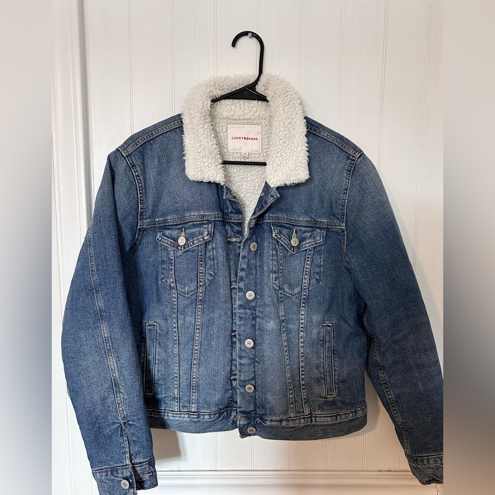Lucky Brand Denim Sherpa Jacket